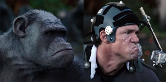Terry Notary motion capture for Rocket on Planet of the Apes series