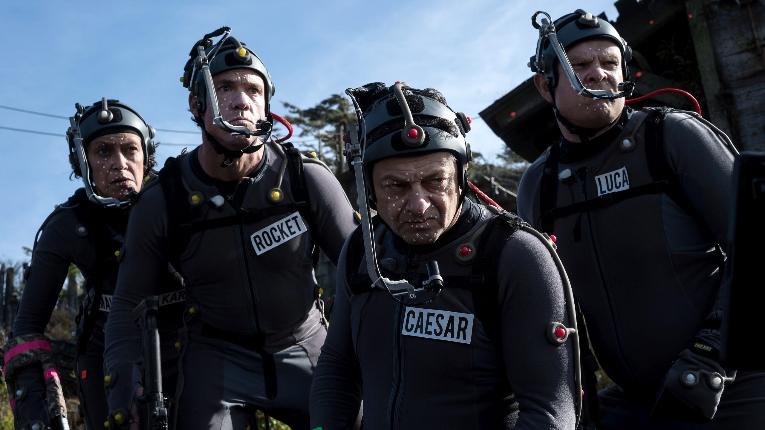 Terry Notary behind the scene for motion capture on War for the Planet of the Apes