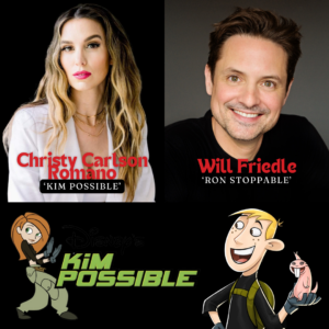 Kim Possible voice actors Will Friedle and Christy Carlson Romano
